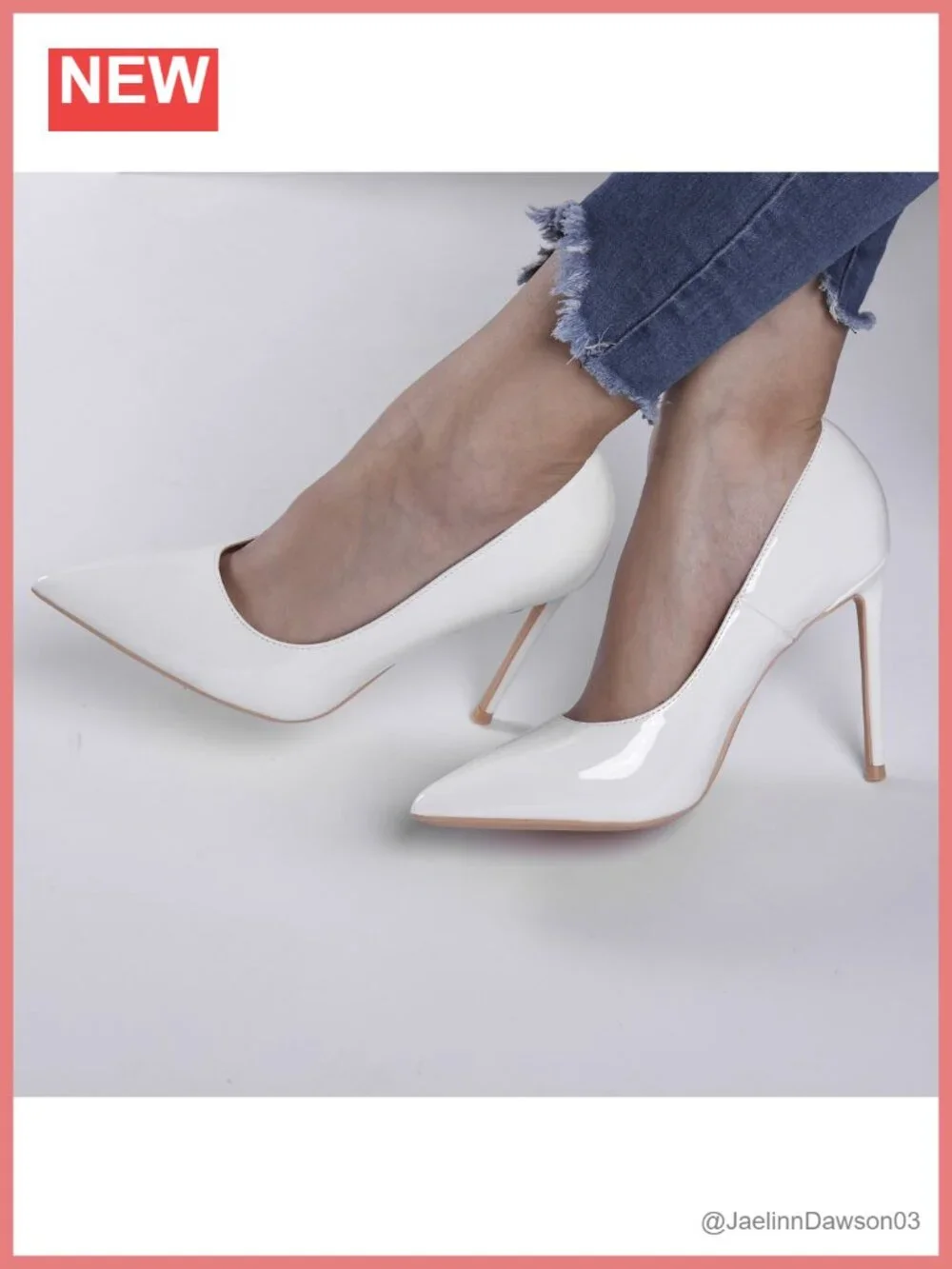 Women's Stiletto High Heel Pumps Pointed Toe 4 Inch PU Party Wedding Shoes